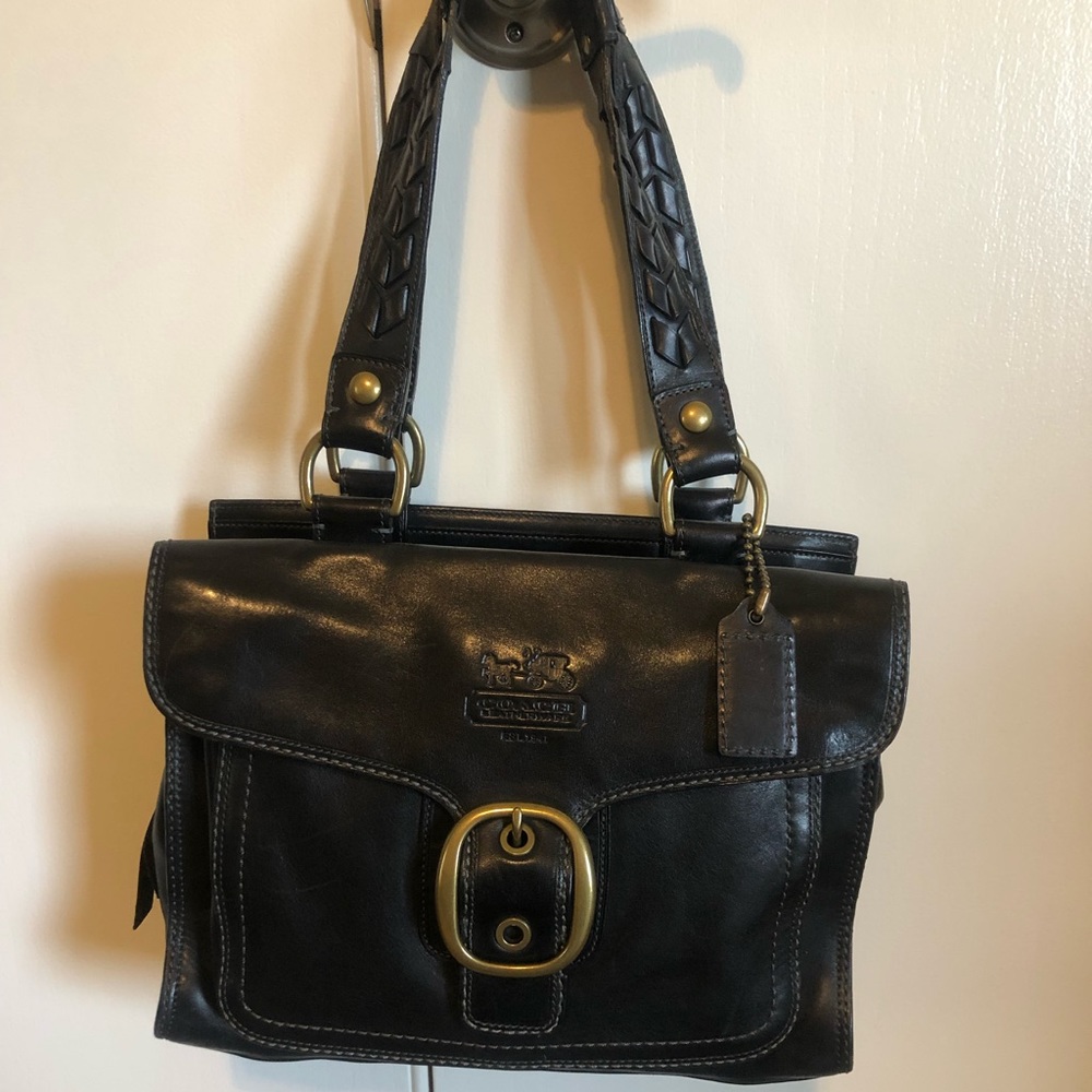 Coach Bleecker shoulder bag black